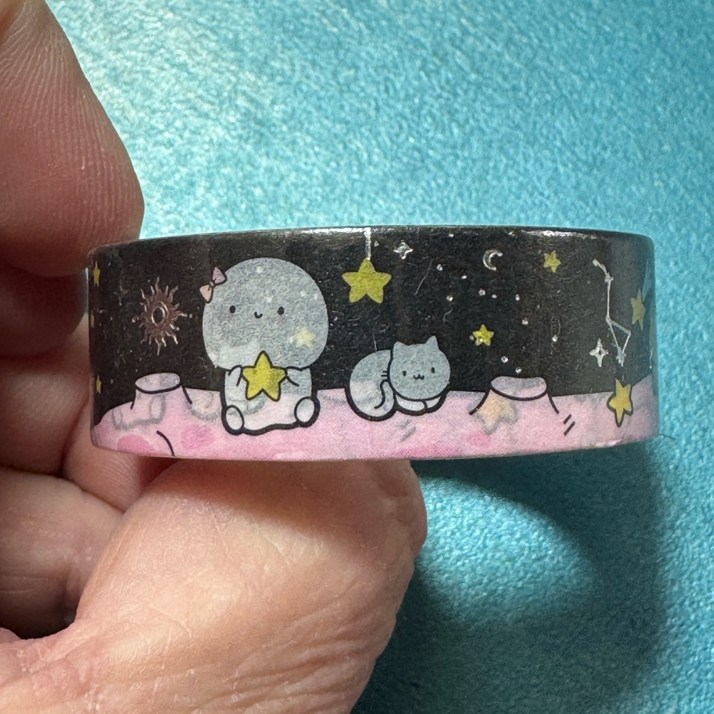 Every Minute A Story Cute Starry Night Washi Tape - NIP